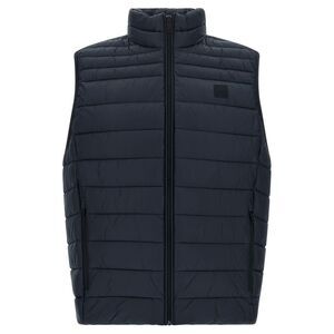 Hugo Boss Blue Recycled Polyamide Sleeveless Men's Jacket